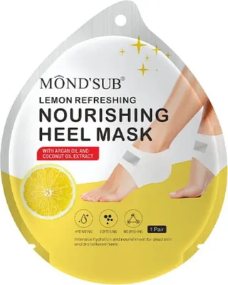 Produktbild von MOND'SUB Fußpflege Heels, Zitrone, 1 Paar