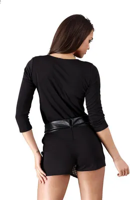 Obrázok produktu pre Mini Rock in Leder Optik Latex Mini-Rock Wetlook Gr. S 36 M43