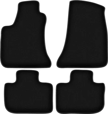 Zdjęcie produktu dla Dywaniki welurowe do Dodge Charger coupe (2006-2010) - czarne dywaniki samochodowe BASIC komplet (4 szt.)