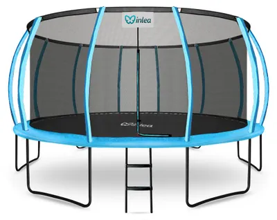 Obrázok produktu pre INLEA ULTIMATE Jump Trampolína 500 cm s vnútornou ochrannou sieťou - svetlomodrá
