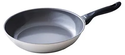 Bratpfanne 26 cm, Edelstahl, keramische Antihaftbeschichtung, 5,5 cm hoch