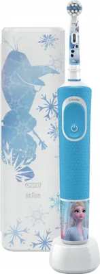 Produktbild von Oral-B | Elektrische Zahnbürste - Vitality 100 Kids - Frozen - Mit Etui - Sanfte Reinigung