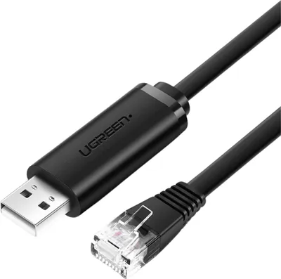 Produktbild von USB zu RJ45 Konsolenkabel 1,5m Schwarz