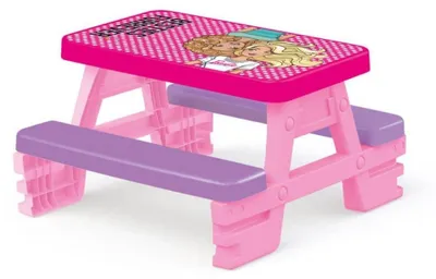 Produktbild von Dolu Picknicktisch – Barbie – Hochwertiges Lernspielzeug für Kinder