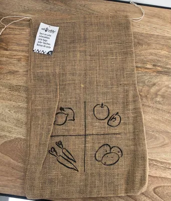 Image de Sac en jute pour fruits et légumes (Taille au choix)