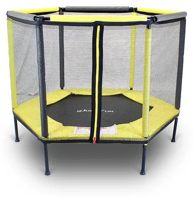 Obrázek produktu pro Dětské trampolíny o průměru 140 cm se sítí – venkovní hračky odolné vůči UV záření a vodě