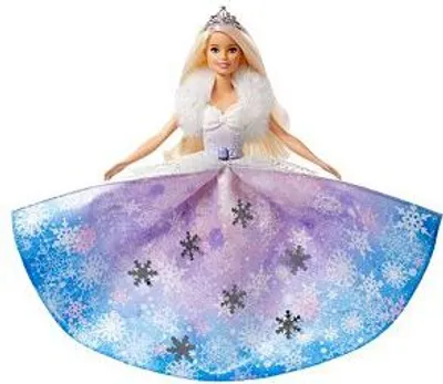 Produktbild von Barbie Dreamtopia Schneezauber-Prinzessinnen-Puppe (ca. 30 cm)