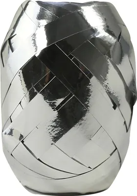 Image de Clairefontaine Ringelband-Eiknäuel metallic silber