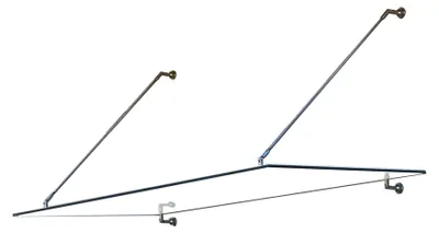 Produktbild von HOME DELUXE - Glasvordach Klarglas - Maße: 150 x 90 cm - Verbundsicherheitsglas (VSG) - Verschiedene Größen - V2A rostfreies Edelstahlzubehör