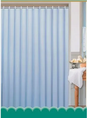 Produktbild von Duschvorhang 180x180cm, Polyester, blau