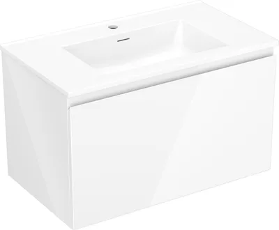 Immagine prodotto di Mexen Orio mobile da bagno 80 cm con lavabo Otis, 1 cassetto, bianco lucido - 91A10-08047-1-BF00-W18M00