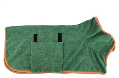 Produktbild von Hunde-Trockenmantel/Bademantel/Handtuch, Mikrofaser-Material, schnelltrocknend, super saugfähig