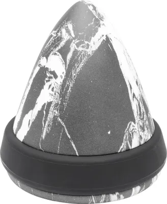 Produktbild von WAGNER Türstopper MARMOR CONE - Ø 115 x 120 mm, Beton in Marmoroptik, Kautschuk schwarz, schwer zum Hinstellen - 15519901