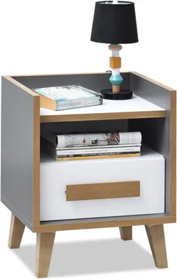 Immagine prodotto di Comodino ANGELY - grigio / bianco