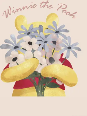 Produktbild von Komar Wandbild- Disney Winnie the Pooh Into The Blooms - Größe 50 x 70 cm