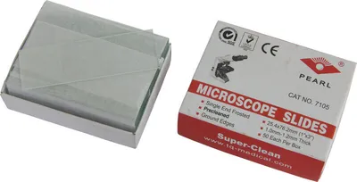 Produktbild von Omegon Objektträger, mit Beschriftungsfeld, 50 Stück
