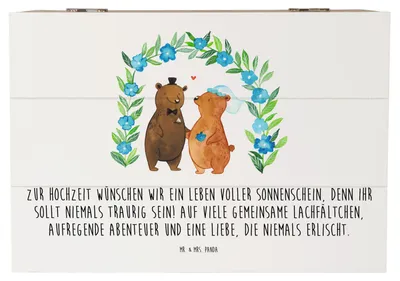 Erinnerungsboxen zur Hochzeit