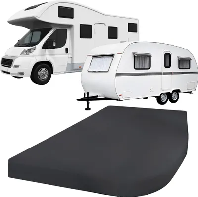 Produktbild von Erwin Müller Spannbettlaken für Wohnwagen, Wohnmobil und Boot anthrazit 65x200 cm