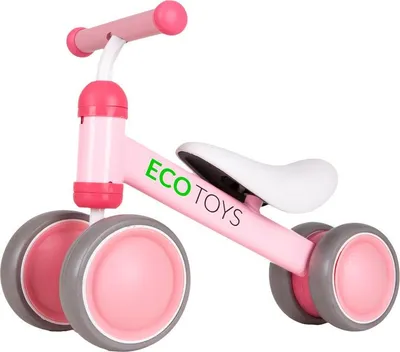 Image de Draisienne, vélo d'appartement, mini vélo pour enfants, rose ECOTOYS