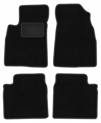 Productafbeelding van Velours automatten voor Kia Opirus 2002-2011 (sedan) – 4-delig, zwart, op maat – Wielganizator LUX