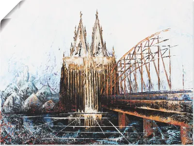 Produktbild von ARTland Poster Köln Impression Größe: 40x30 cm