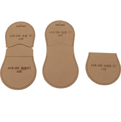 Image de Pochoir en acrylique, modèle en similicuir, modèles, porte-monnaie DIY, modèle clair pour porte-cartes