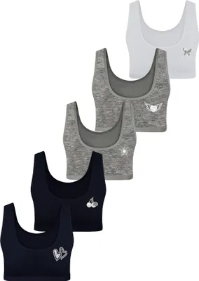Produktbild von 5er Set Mädchen Bustier BH - Strass - Bunt