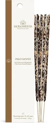 Obrázok produktu pre Vôňavé tyčinky Palo Santo, s certifikátom ekologickej kvality, 20 kusov, vhodné na aromaterapiu