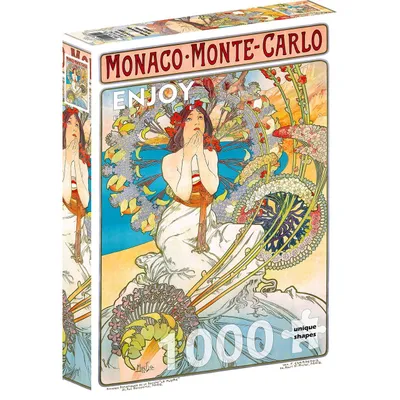 Immagine prodotto di Puzzle 1000 pezzi Enjoy – Alfons Mucha: Monaco Monte-Carlo