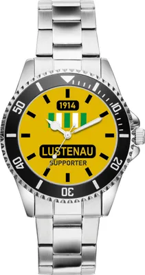 Produktbild von KIESENBERG Herrenuhr Armbanduhr Lustenau SupporterGeschenk Fan Artikel Zubehör Fanartikel Analog Quartz Uhr 20230021