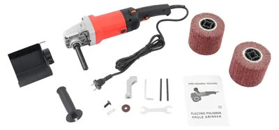 Produktbild von Elektrischer Bürstenschleifer - Handgerät - 2200 W - 6 Stufen - 600–3000 U/min - 230 V AC - Rot