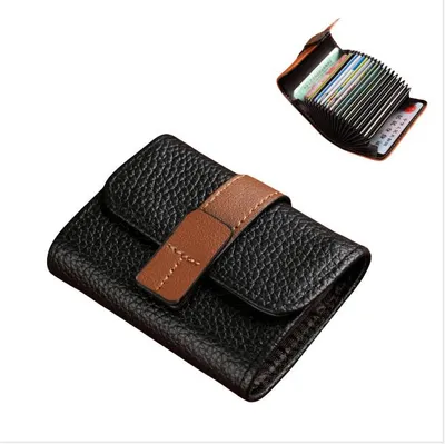 Immagine prodotto di INF Nuovo Portafoglio Porta Carte di Credito da 18 Tasche Nero