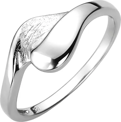 Produktbild von Gr. 58 Damen Ring 925 Sterling Silber eismatt Silberring