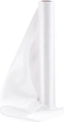 Obrázok produktu pre Saténová tkanina hladká, behúň na stôl, biela, 0,36 x 9 m