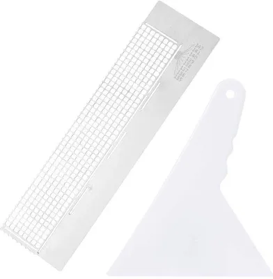 Obrázek produktu pro Diamantová malířská pravítka 360, rozteč 141 mm, nerezová ocel, pro kutily