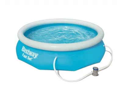 Produktbild von Bestway Fast Set 57270, 3638 l, Aufblasbarer Pool, Blau, 11,1 kg
