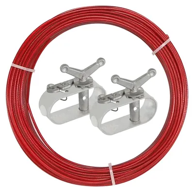 Imagen del producto de Cable de 30 metros para cubiertas de piscinas, con 2 tensadores
