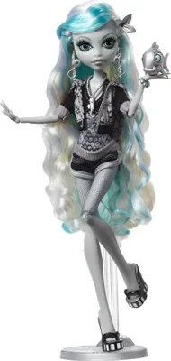 Produktbild von Monster High "Reel Drama" Sammlerpuppe - Lagoona Blue in Schwarz-Weiß