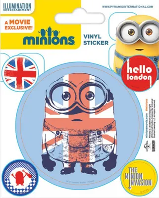 Immagine prodotto di Minions - Set di adesivi - Set di adesivi Londra