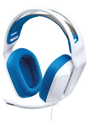 Produktbild von Logitech G G335, Kabelgebunden, 20 - 20000 Hz, Gaming, 240 g, Kopfhörer, Weiß