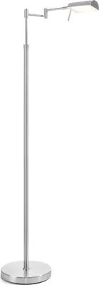 Produktbild von casa NOVA Stehleuchte TROY H 146 cm silber Stehlampe Leseleuchte