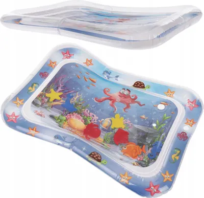 Zdjęcie produktu dla Mata Wodna Do Zabawy Mata Sensoryczna Dla Niemowląt Dmuchana Ocean Xxl