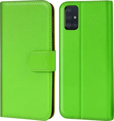 Produktbild von Conie Klapp Tasche für Samsung Galaxy A51 Kartenfach Rundumschutz Hülle in Grün