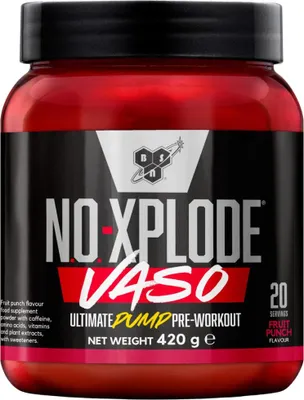 Produktbild von BSN No-Xplode Vaso Fruchtpunsch 420g