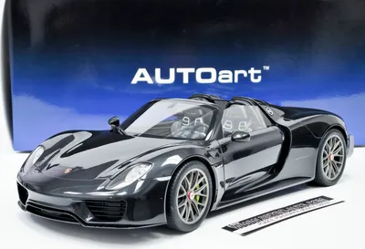 Image de Porsche 918 Spyder noir AUTOart 1:12