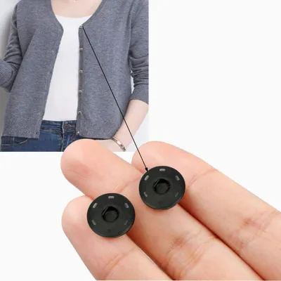 Produktbild von 12 Sets Druckknöpfe - Metall Druckknöpfe 21mm - DIY Bastel Reparatur