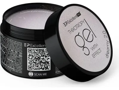 Zdjęcie produktu dla Excellent Pro | Build-up Gel - Upiększający podkład pod lakiery hybrydowe - Żel tiksotropowy - Effect Dreamy 2.0 - Samowygładzający