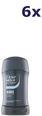 Produktbild von 6x Dove Deo-Stick 50 ml für Männer – Clean Comfort