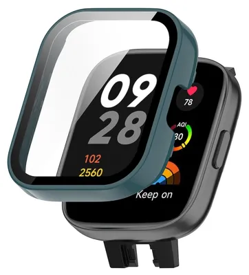Produktbild von Full Coverage Electroplating TPU Watch Case Grün für Xiaomi Redmi Watch 3 Cover