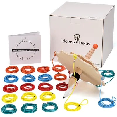 Zdjęcie produktu dla ideen.kollektiv XXL spinning top drawer budowanie zespołu gra kooperacyjna gra edukacyjna gra grupowa striptizerka interakcja gra rysunkowa